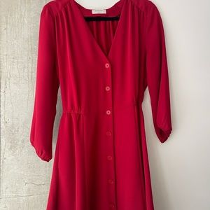Babaton Red Mini Red Dress